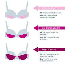"As Is" Rhonda Shear 2-pack Gel Bra without Back Closure