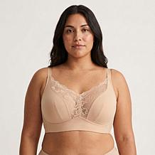 "As Is" Rhonda Shear 2-pack Molded Cup Lace Bra with Invisible Edge