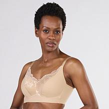 "As Is" Rhonda Shear 2-pack Molded Cup Lace Bra with Invisible Edge