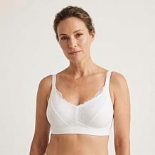 "As Is" Rhonda Shear 2-pack Molded Cup Lace Bra with Invisible Edge