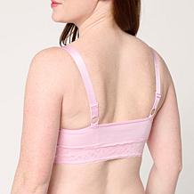 "As Is" Rhonda Shear 2-pack Seamless Bra with Lace Band