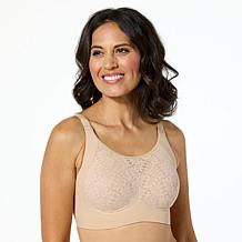 "As Is" Rhonda Shear All-Over Lace Gel Bra with Back Closure