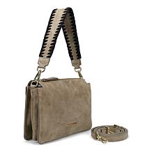 "As Is" Ron White Doane Oiled Suede Crossbody Bag