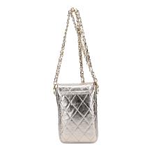 "As Is" Ron White Edina Quilted Nappa Leather Crossbody