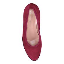 "As Is" Ron White Fallona All-Day Suede Pump with Satin Shoe Bag