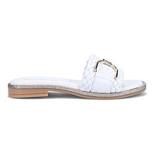"As Is" Ron White Vivian Ultralight Leather Slide Sandal
