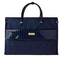 "As Is" Samantha Brown Croco Detail Large Duffle Bag