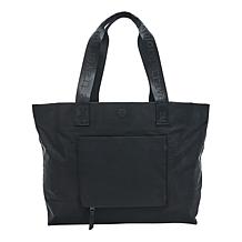 "As Is" Samantha Brown Reversible Solid/Print Tote Bag