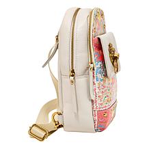 "As Is" Sharif Legacy Braided Abuja Leather Sling Crossbody Bag