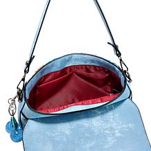 "As Is" Sharif Legacy Embroidered Flap Crossbody with Charm