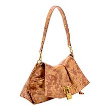 "As Is" Sharif Legacy Leather Flap Handbag with Hang Lock