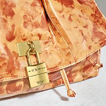 "As Is" Sharif Legacy Leather Flap Handbag with Hang Lock