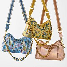 "As Is" Sharif Legacy Milano Leather Satchel with Two Shoulder Straps