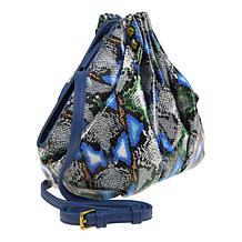 "As Is" Sharif Legacy Museum Leather Dumpling-Shape Crossbody Bag