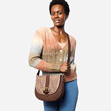 "As Is" Sharif Legacy Nubuck Saddle Bag