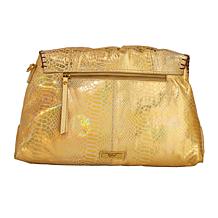 "As Is" Sharif Legacy Ruched Leather Museum Flap Messenger Bag