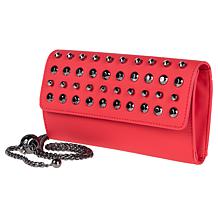 "As Is" Sharif Legacy Studded Leather Wallet with Detachable Strap