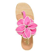 "As Is" SHU by SHUSHOP® Brylee Flower Thong Sandal