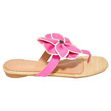 "As Is" SHU by SHUSHOP® Brylee Flower Thong Sandal