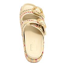 "As Is" SHUSHOP® Lori Footbed Flatform Sandal