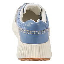 "As Is" SHUSHOP SELINA Everyday Crochet Wedge Sneaker