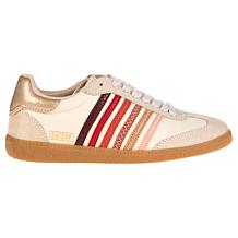 "As Is" SHUSHOP Steffie Striped Lace-Up Fashion Sneaker