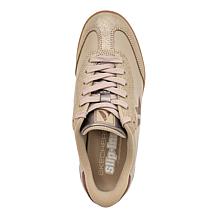 "As Is" Skechers Slip-ins Hotshot Metallic Lace-Up Sneakers - Icy E...