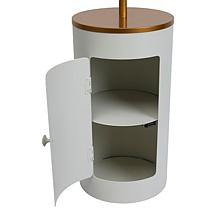 "As Is" South Street Loft 62" Floor Lamp with Shelf & Storage