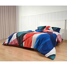 "As Is" South Street Loft Color Block 3-piece Comforter Set 