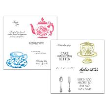 "As Is" Stamps By Me Time for Tea and Slice of Joy Card-Making Kit