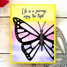 "As Is" Stamps of Life Butterfly Fold-It Card Die Set