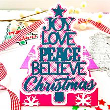 "As Is" Stamps of Life Joy Tree Fold-It A2 Card Die Set 