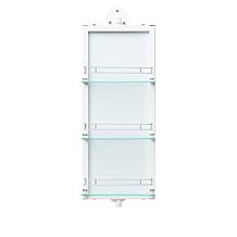 "As Is" StoreSmith Wall Mounted Swivel Mirror with Storage