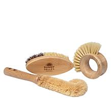 "As Is" Sunny Valley Orchard 3-piece Household Brush Set