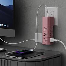 "As Is" Tech Impressions 2-Pack Swivel Power Strips for Up to 11 De...