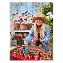 "As Is" Tower Hill by Christie Brinkley 3pc Garden Set- Gloves, She...
