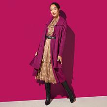 "As Is" Tower Hill by Christie Brinkley Cable Knit Cardigan