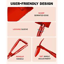 "As Is" Tower Hill by Christie Brinkley Folding Garden Shovel with Bag