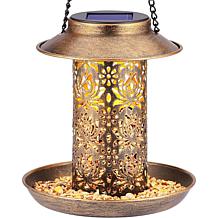 "As Is" Tower Hill by Christie Brinkley Solar Light Bird Feeder