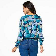 "As Is" Tower Hill by Christie Brinkley V-Neck Surplice Top