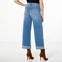 As Is Tower Hill by Christie Brinkley Wide-Leg Cuffed Jean