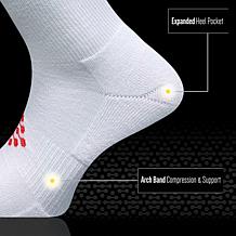 "As Is" TrueEnergy 4 Pairs Over-the-Calf Infrared Socks