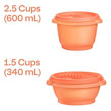 "As Is" Tupperware® 12-piece Heritage Sheer Mini Bowl Set