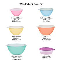 "As Is" Tupperware® 14-piece Wonderlier Vintage Series Bowl Set