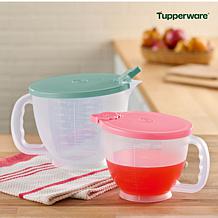 "As Is" Tupperware® 4-Cup and 8-Cup Mix & Store Pitcher Set