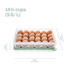 "As Is" Tupperware® Snack-Stor® Large Container with 3 Inserts
