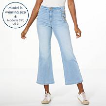 "As Is" TWRHLL by Christie Brinkley Flare Leg Sailor Jean