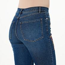 "As Is" TWRHLL by Christie Brinkley Floral Print Jean