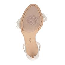 "As Is" Vince Camuto Arleem Beaded Heeled Dress Sandal