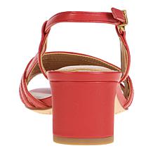 "As Is" Vince Camuto® Layton Slingback Leather Dress Sandal